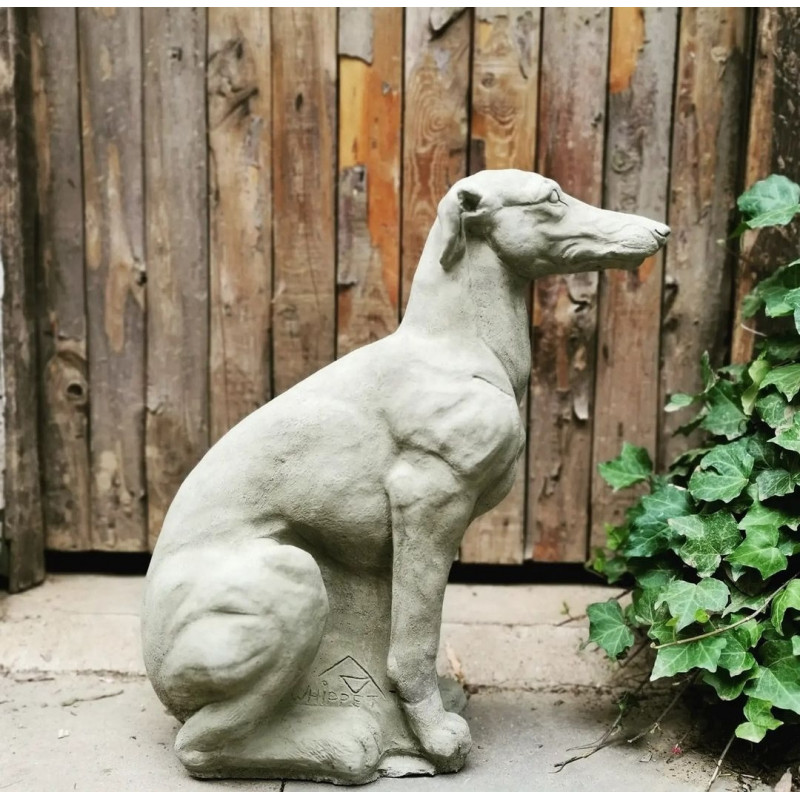 Edle Whippet Statue