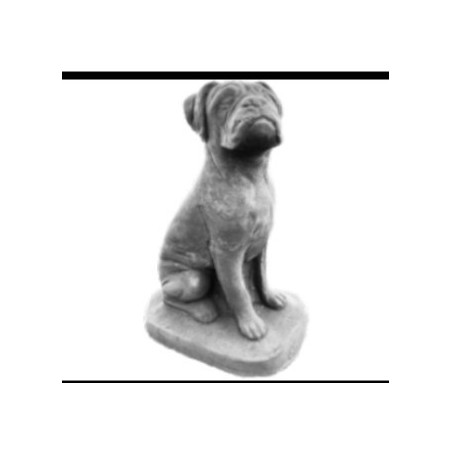 Boxer Steinfigur aus Beton für Ihren Garten